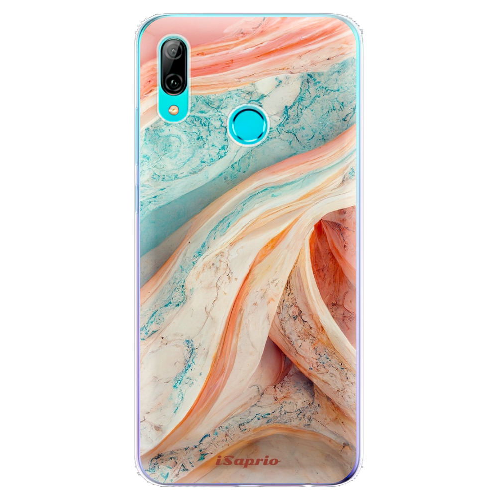 Odolné silikónové puzdro iSaprio - Orange and Blue - Huawei P Smart 2019