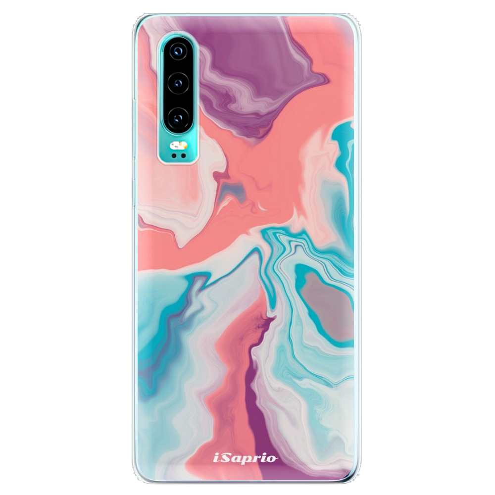 Odolné silikónové puzdro iSaprio - New Liquid - Huawei P30