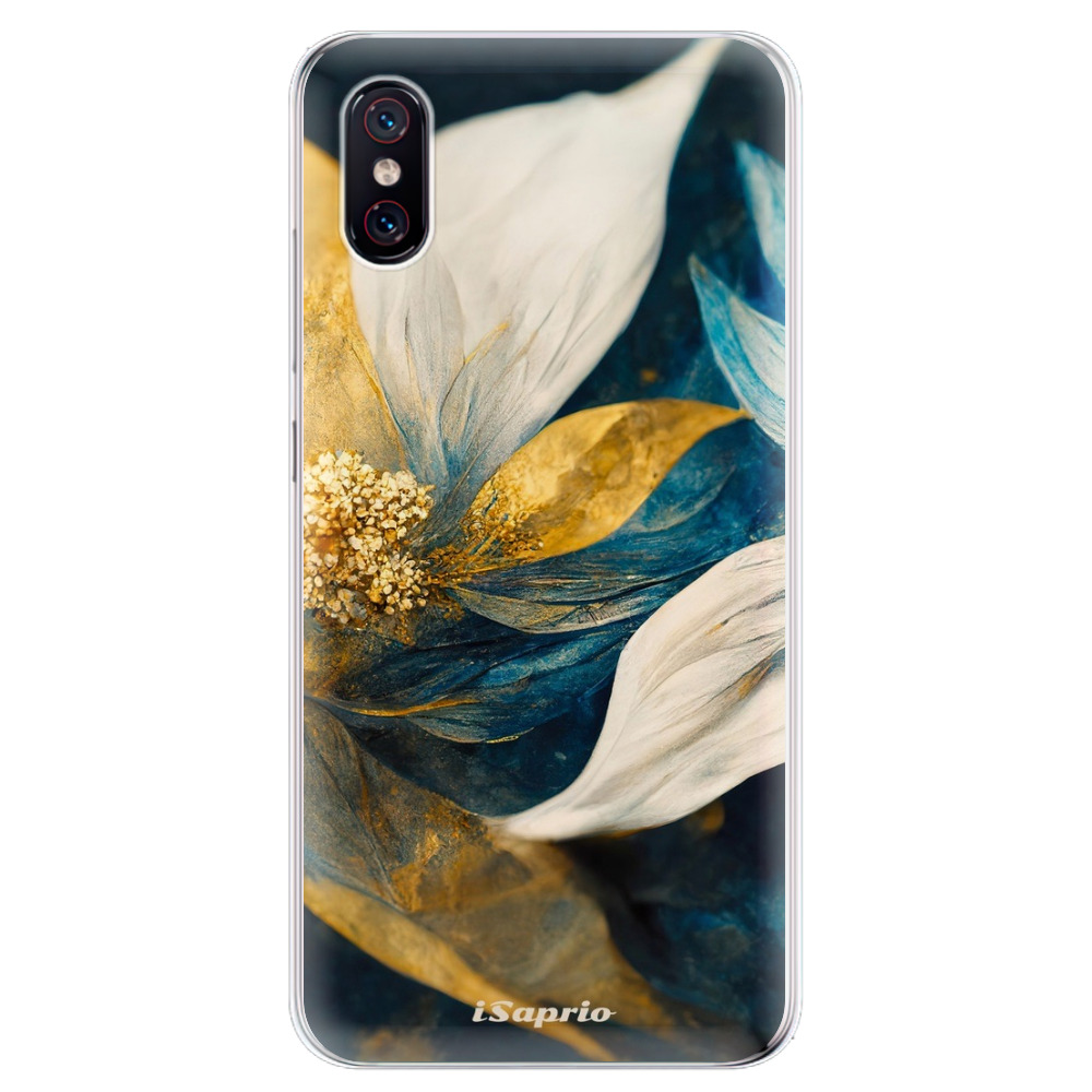 Odolné silikónové puzdro iSaprio - Gold Petals - Xiaomi Mi 8 Pro