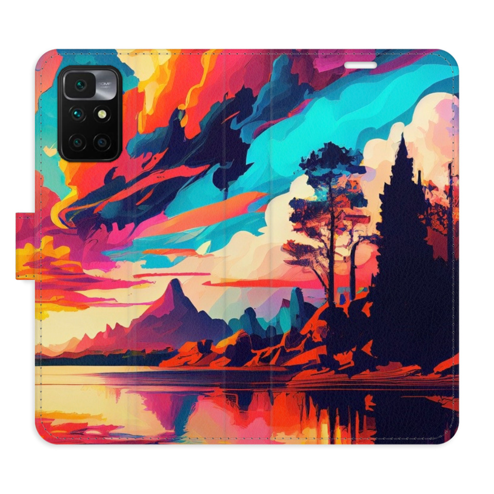 Flipové puzdro iSaprio - Colorful Mountains 02 - Xiaomi Redmi 10