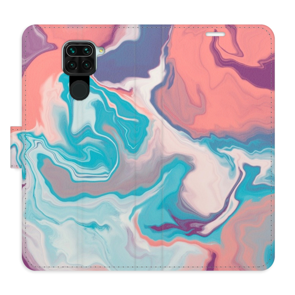 Flipové puzdro iSaprio - Abstract Paint 06 - Xiaomi Redmi Note 9