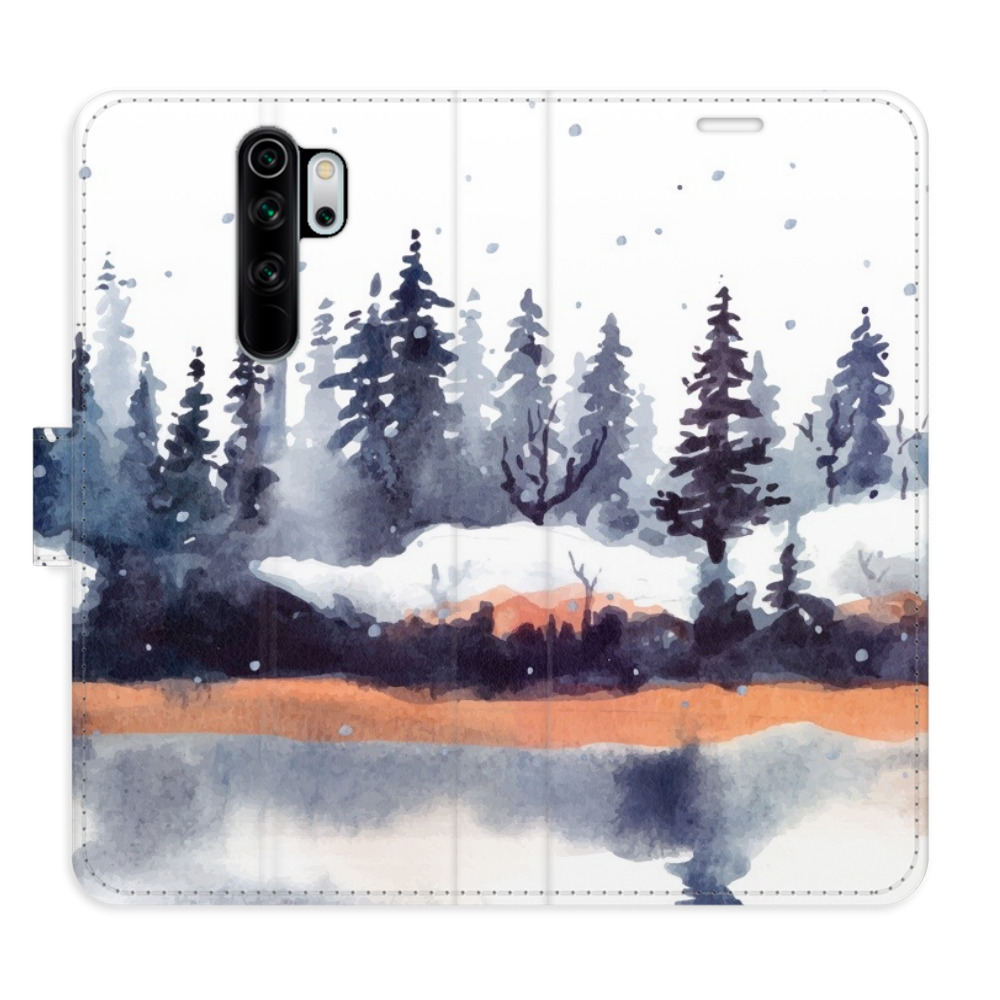 Flipové puzdro iSaprio - Winter 02 - Xiaomi Redmi Note 8 Pro