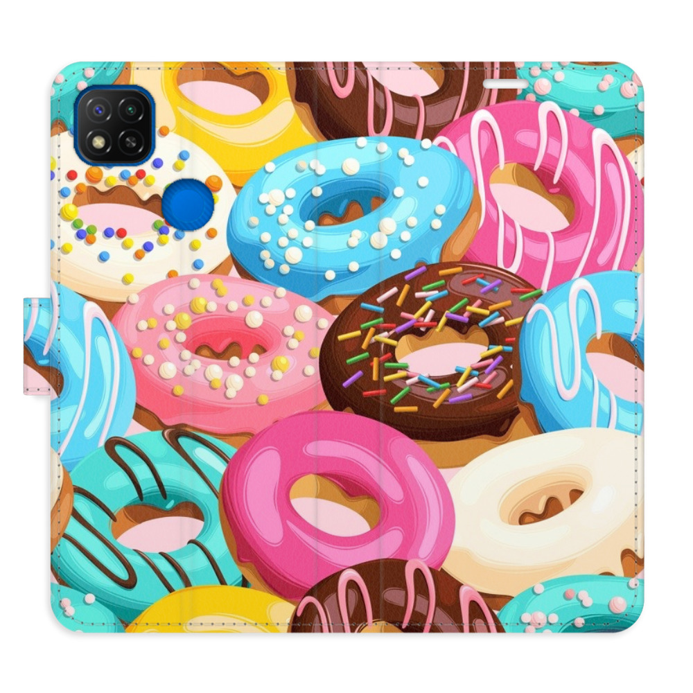 Flipové puzdro iSaprio - Donuts Pattern 02 - Xiaomi Redmi 9C