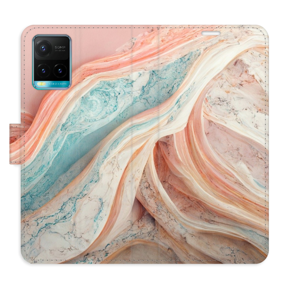 Flipové puzdro iSaprio - Colour Marble - Vivo Y21 / Y21s / Y33s