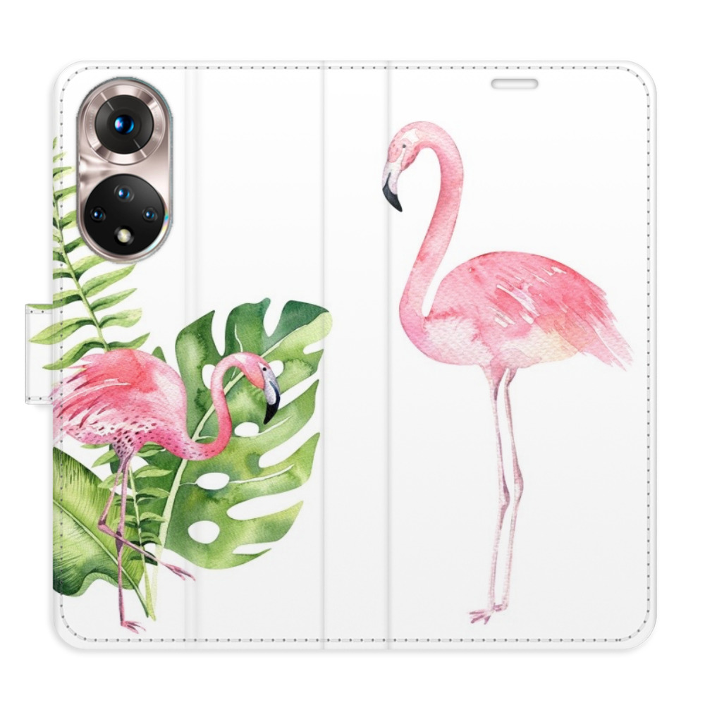 Flipové puzdro iSaprio - Flamingos - Honor 50 / Nova 9