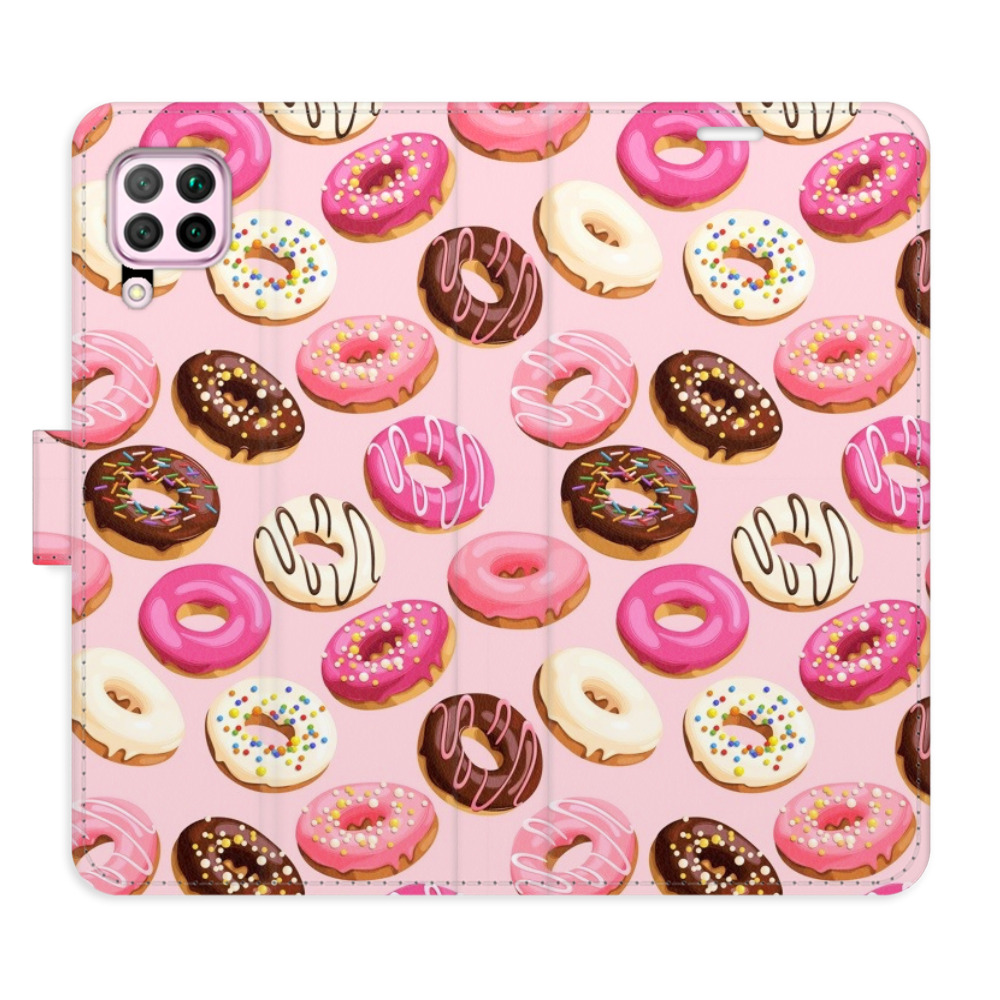 Flipové puzdro iSaprio - Donuts Pattern 03 - Huawei P40 Lite