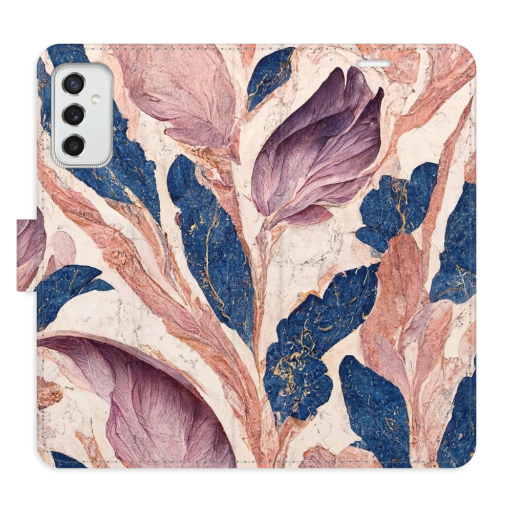 Flipové puzdro iSaprio - Old Leaves 02 - Samsung Galaxy M52 5G