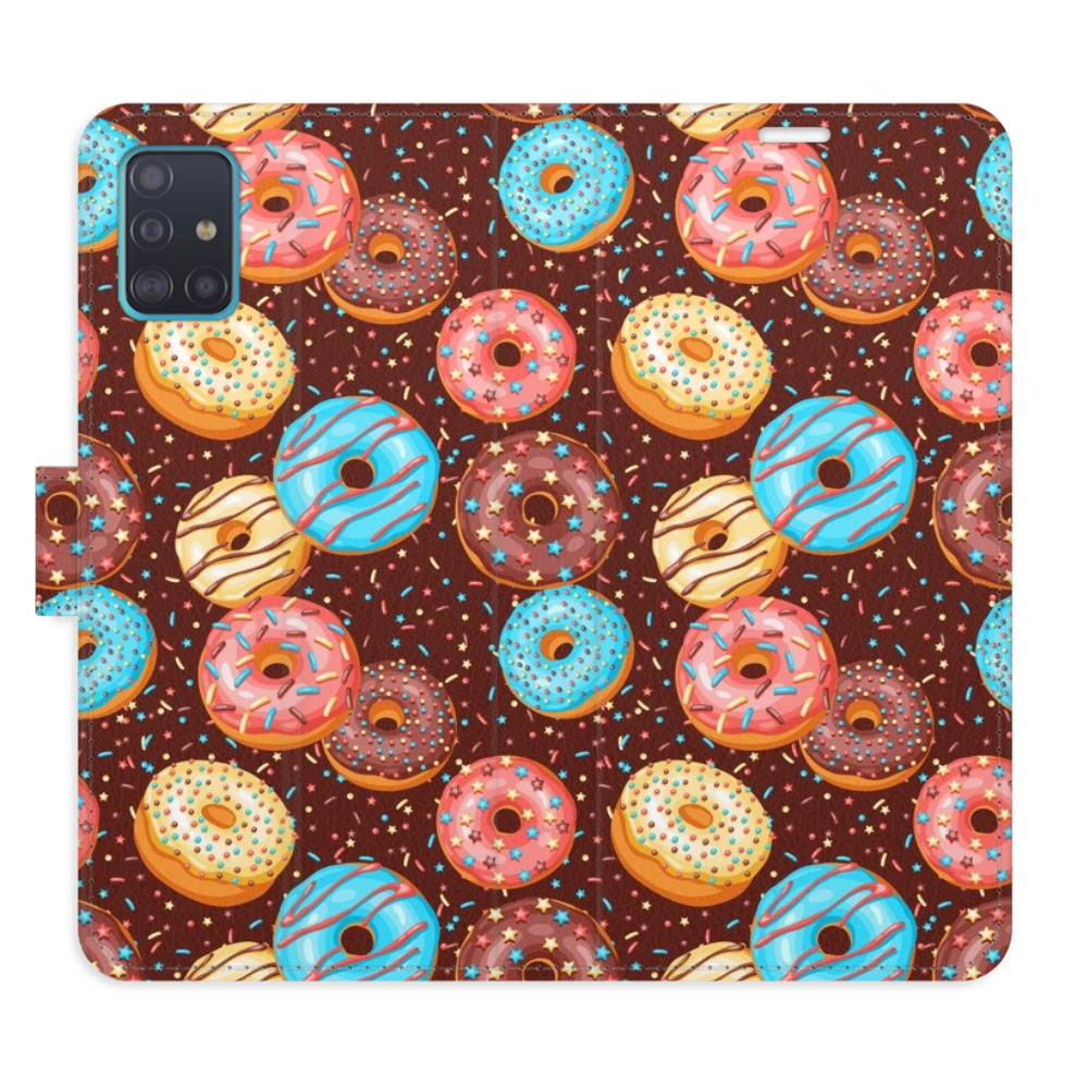Flipové puzdro iSaprio - Donuts Pattern - Samsung Galaxy A51