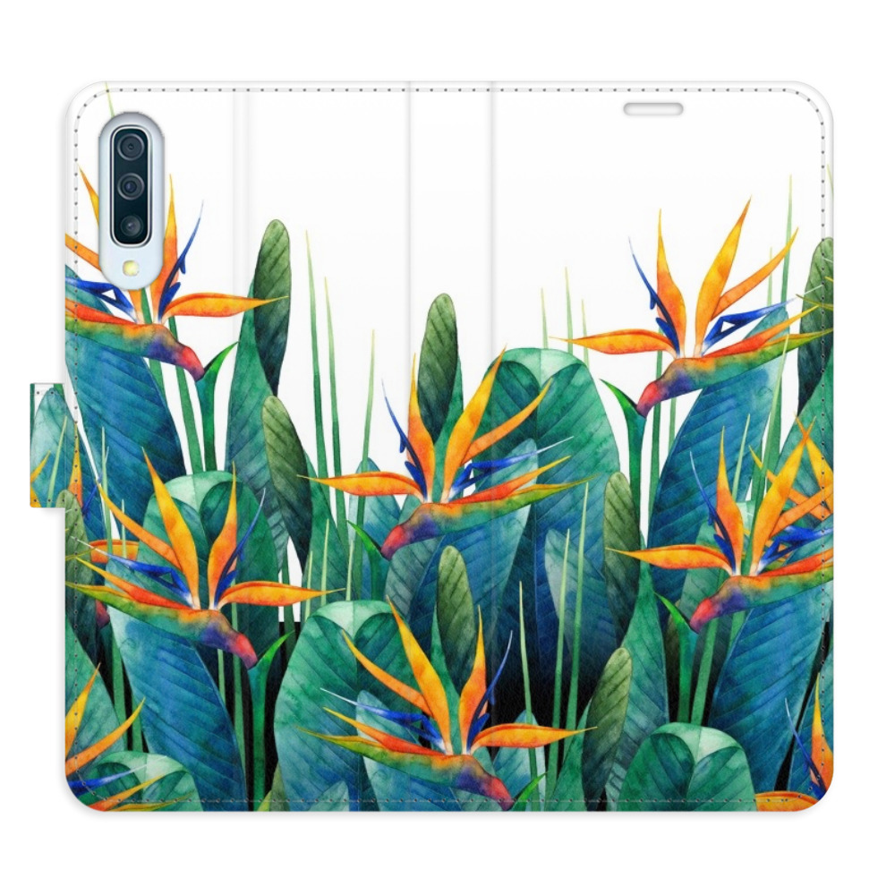 Flipové puzdro iSaprio - Exotic Flowers 02 - Samsung Galaxy A50