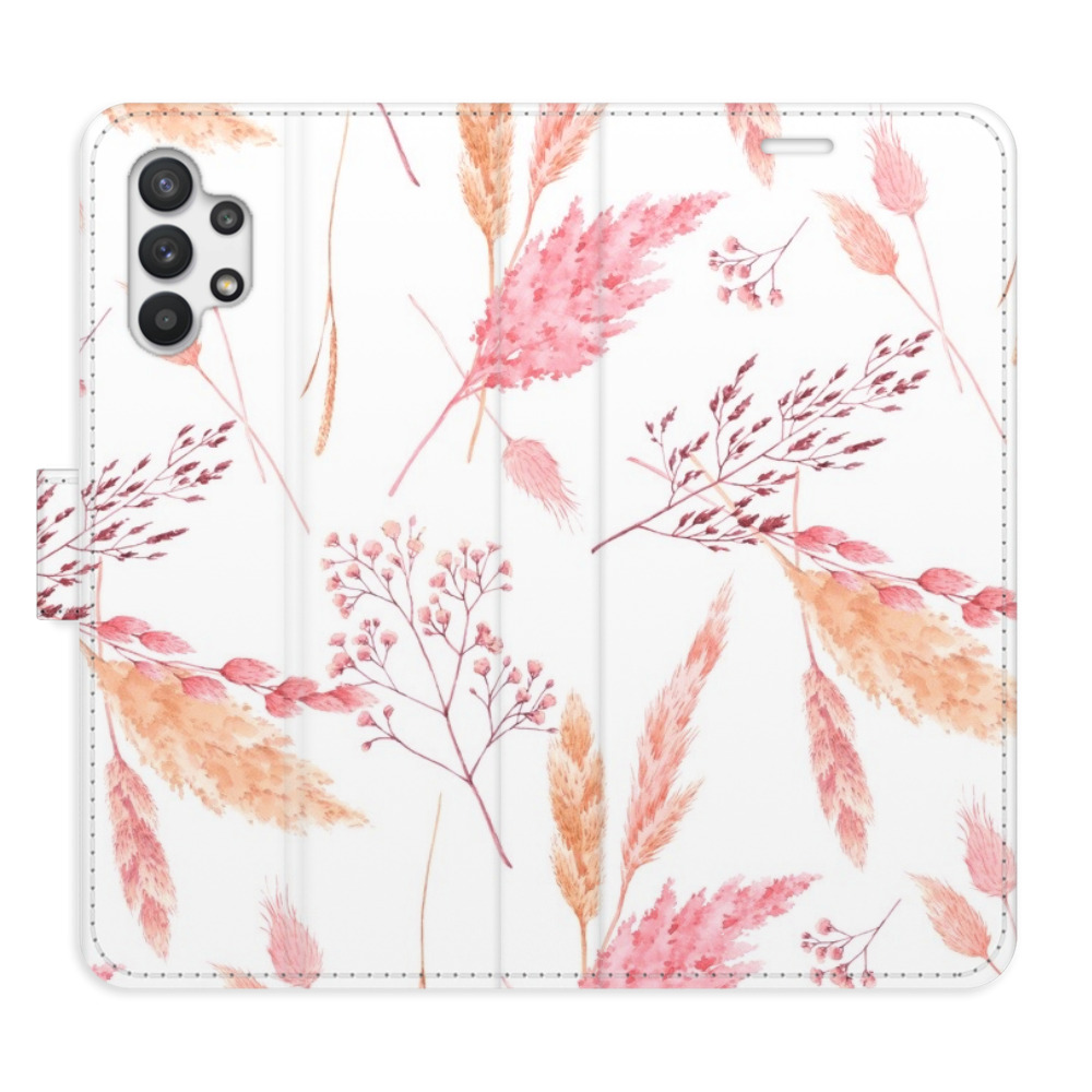 Flipové puzdro iSaprio - Ornamental Flowers - Samsung Galaxy A32