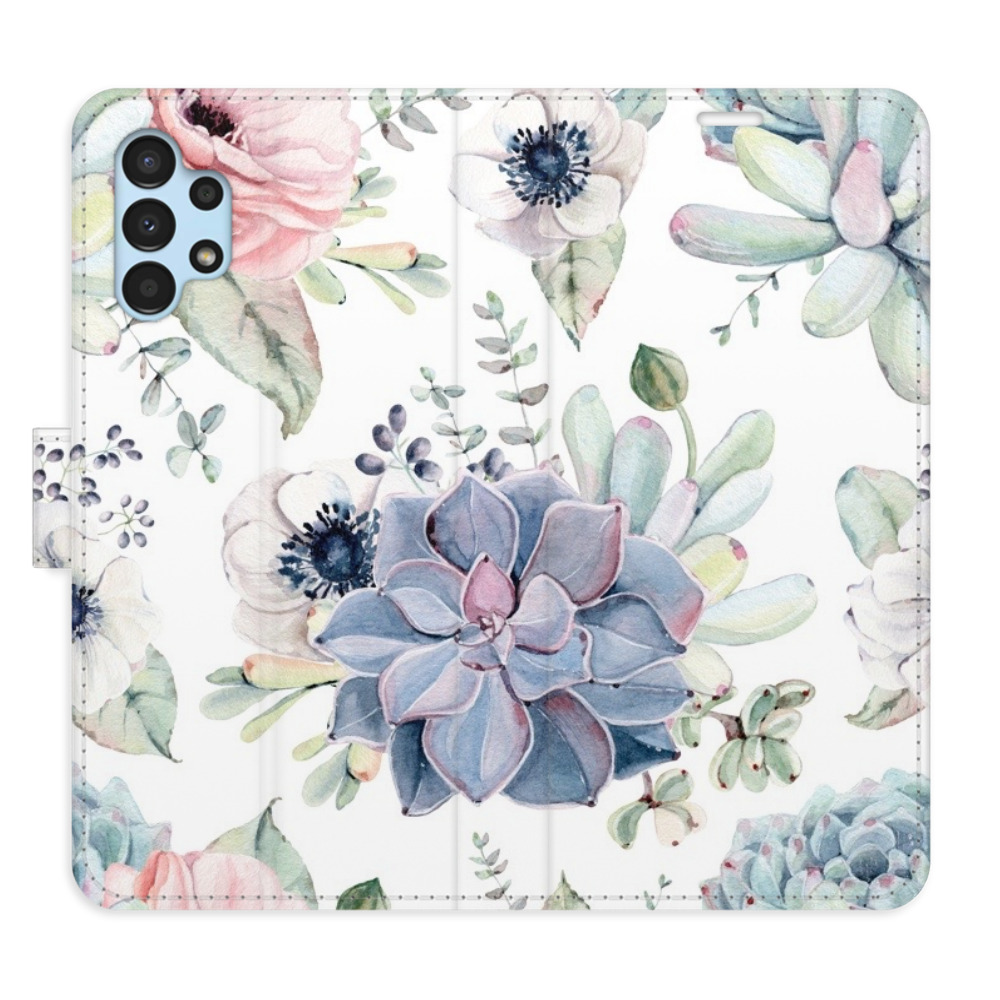 Flipové puzdro iSaprio - Succulents - Samsung Galaxy A13 / A13 5G