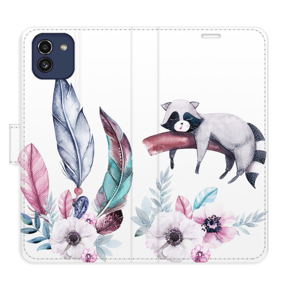 Flipové puzdro iSaprio - Lazy day 02 - Samsung Galaxy A03