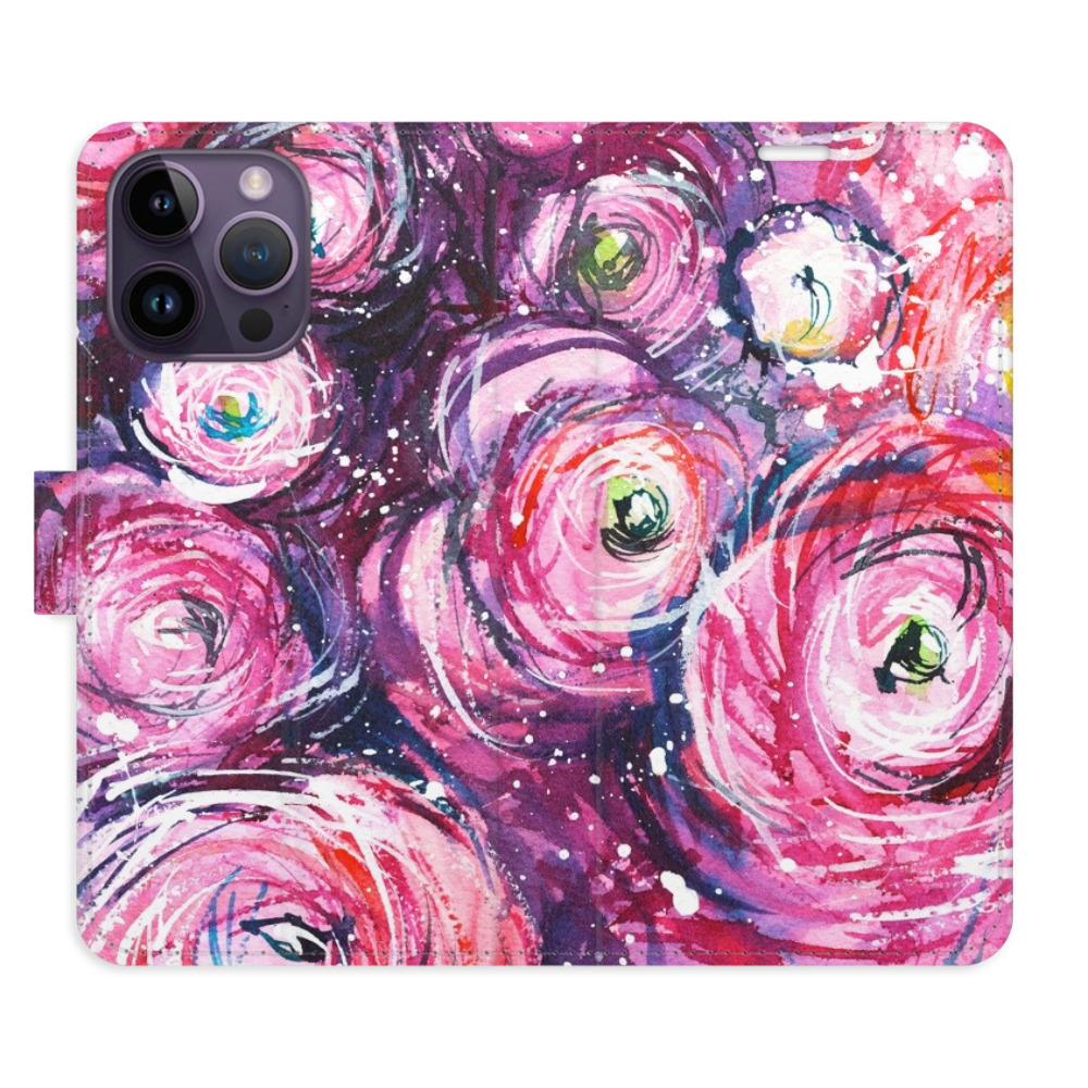 Flipové puzdro iSaprio - Retro Paint 02 - iPhone 14 Pro Max