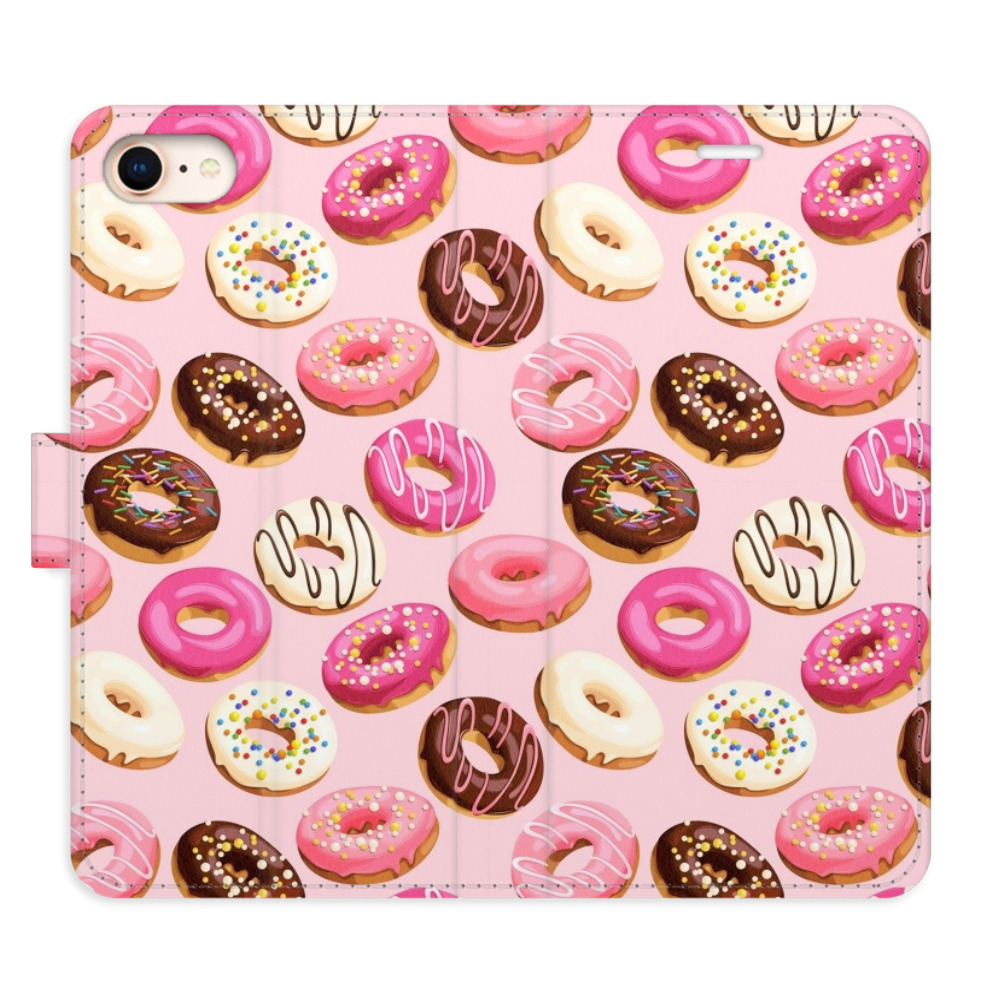 Flipové puzdro iSaprio - Donuts Pattern 03 - iPhone 7/8/SE 2020