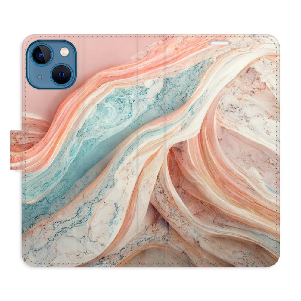 Flipové puzdro iSaprio - Colour Marble - iPhone 13