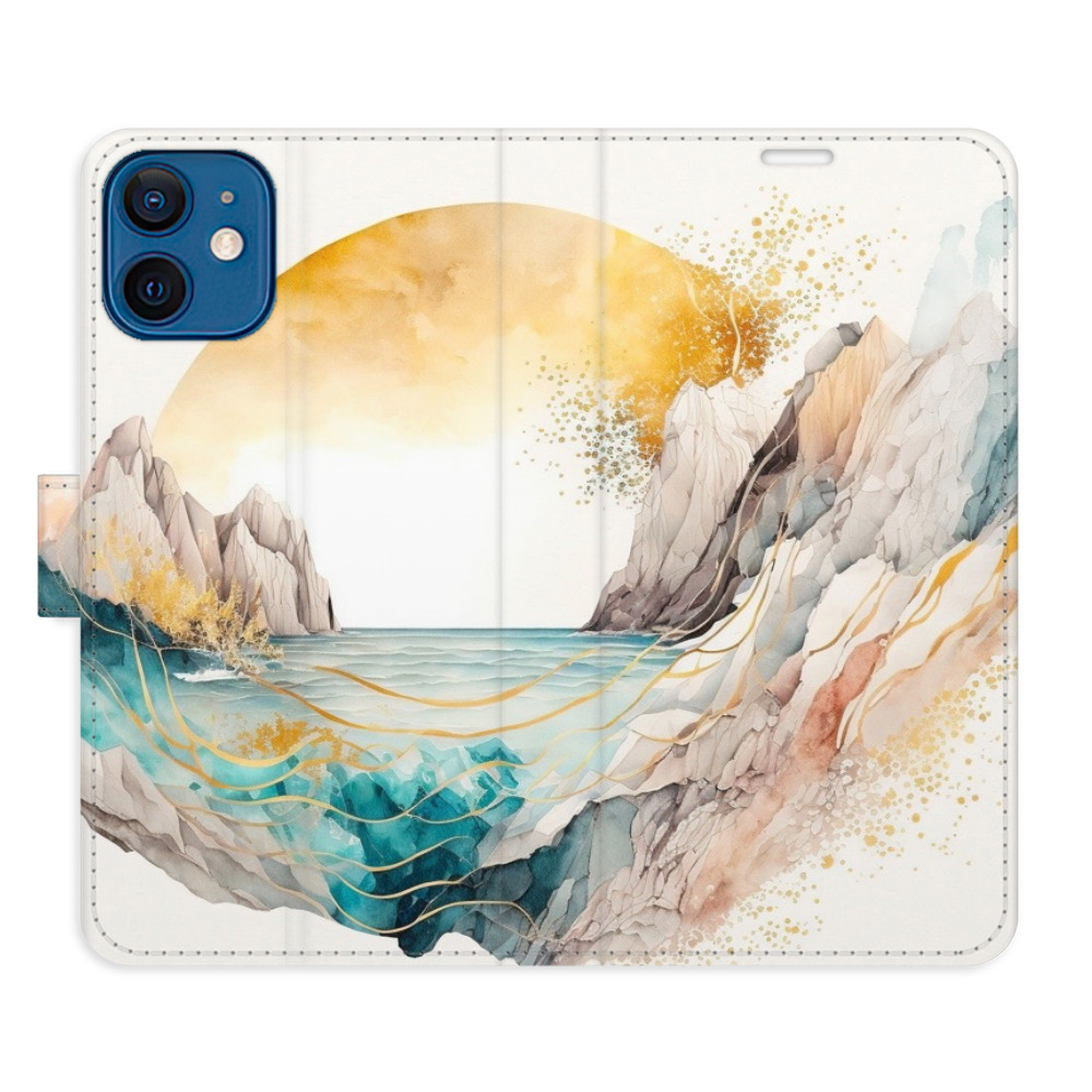 Flipové puzdro iSaprio - Winter in the Mountains - iPhone 12 mini