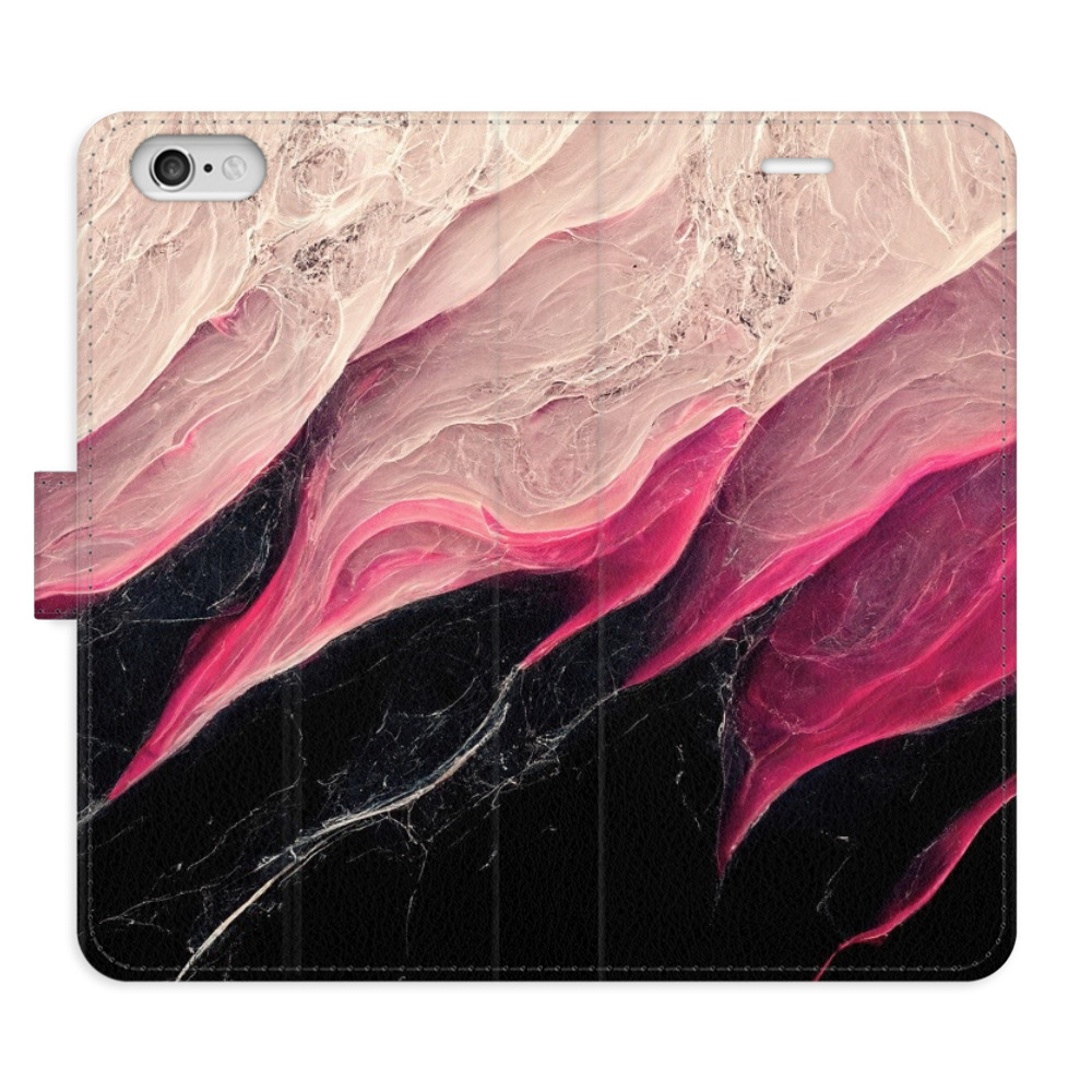Flipové puzdro iSaprio - BlackPink Marble - iPhone 6/6S