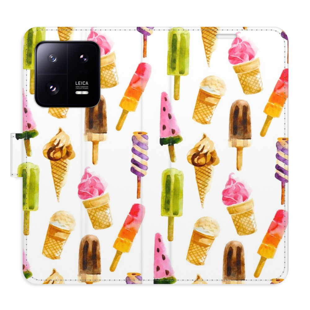 Flipové puzdro iSaprio - Ice Cream Pattern - Xiaomi 13 Pro