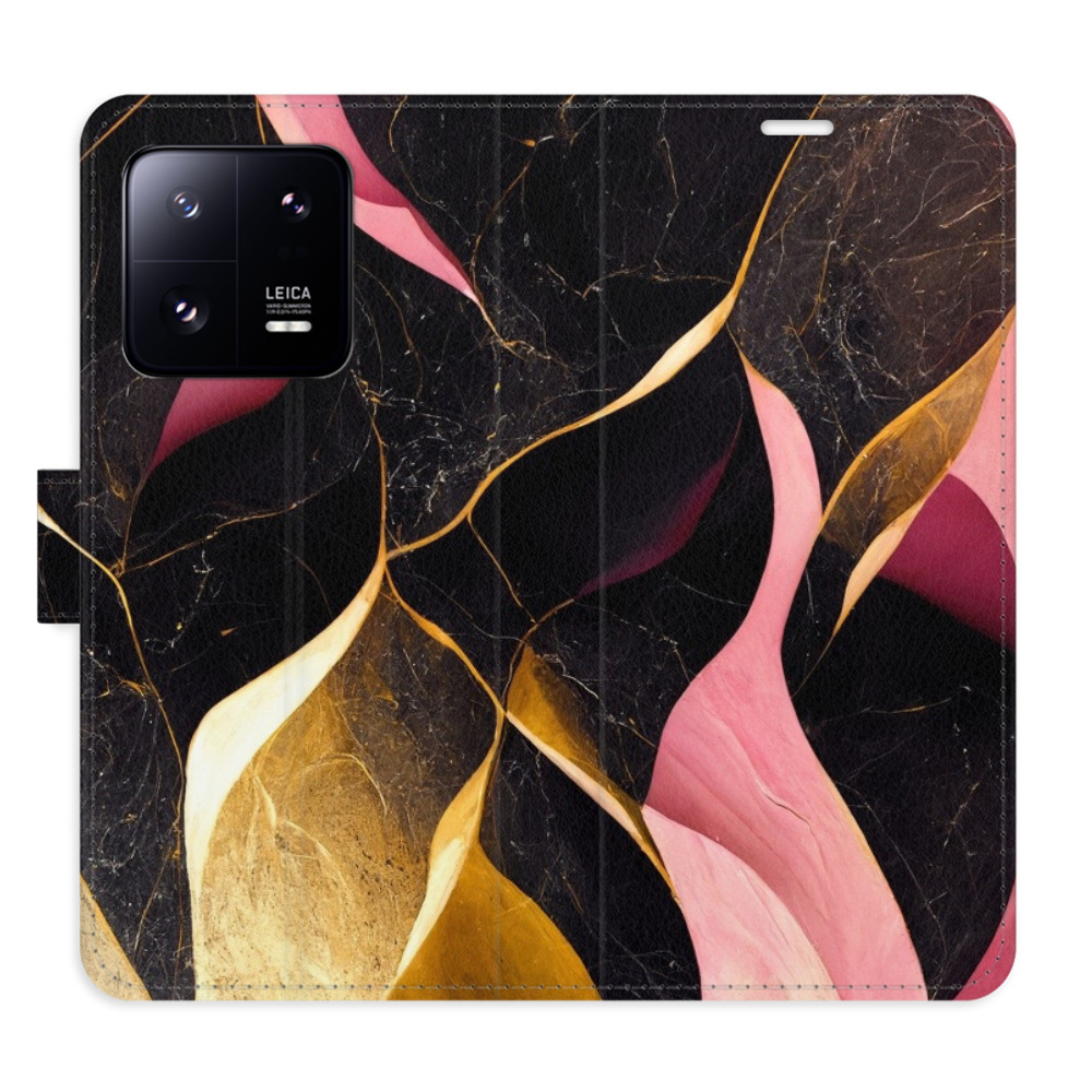Flipové puzdro iSaprio - Gold Pink Marble 02 - Xiaomi 13 Pro