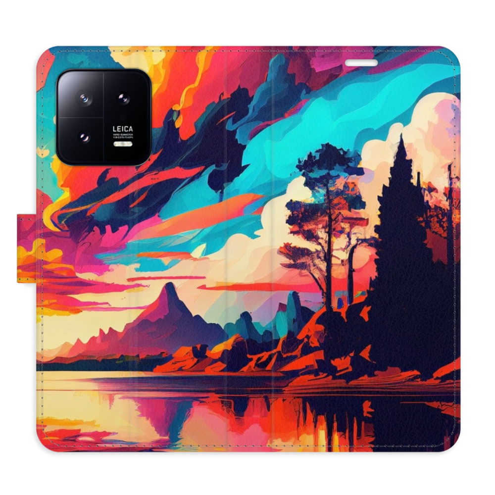 Flipové puzdro iSaprio - Colorful Mountains 02 - Xiaomi 13