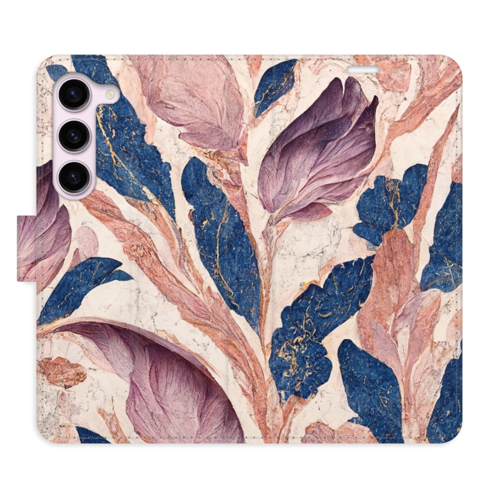 Flipové puzdro iSaprio - Old Leaves 02 - Samsung Galaxy S23 5G