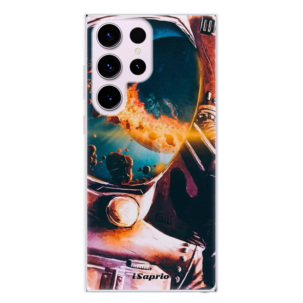 Odolné silikónové puzdro iSaprio - Astronaut 01 - Samsung Galaxy S23 Ultra