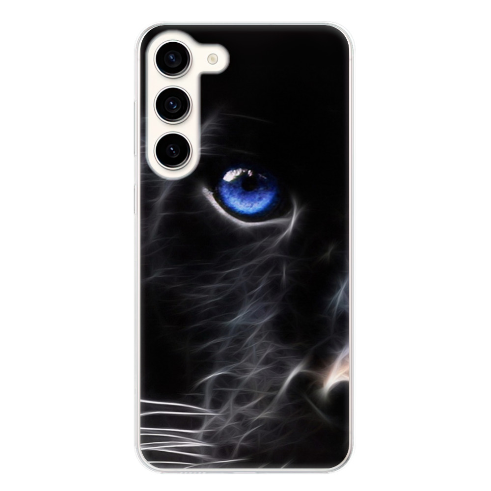 Odolné silikónové puzdro iSaprio - Black Puma - Samsung Galaxy S23+ 5G