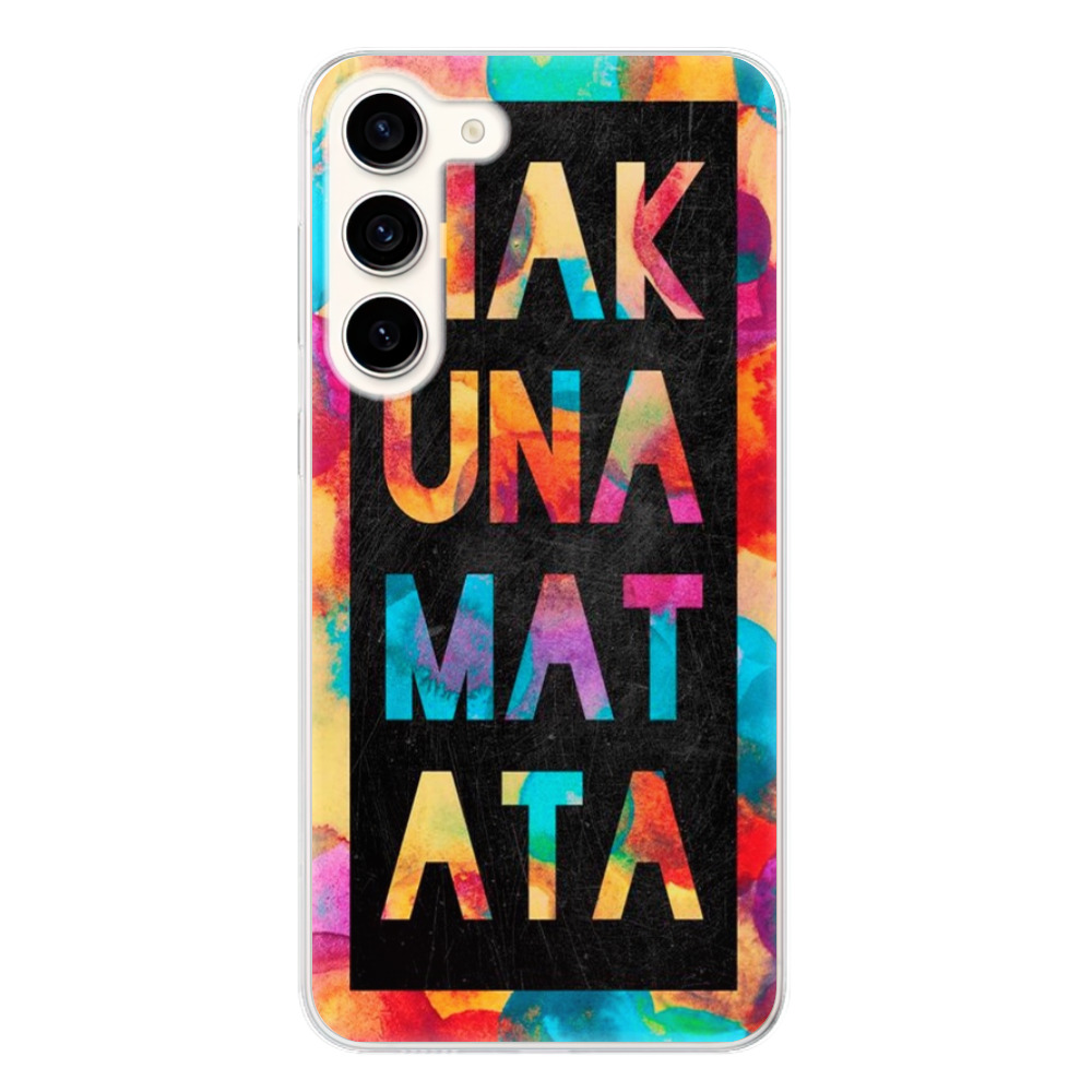 Odolné silikónové puzdro iSaprio - Hakuna Matata 01 - Samsung Galaxy S23+ 5G