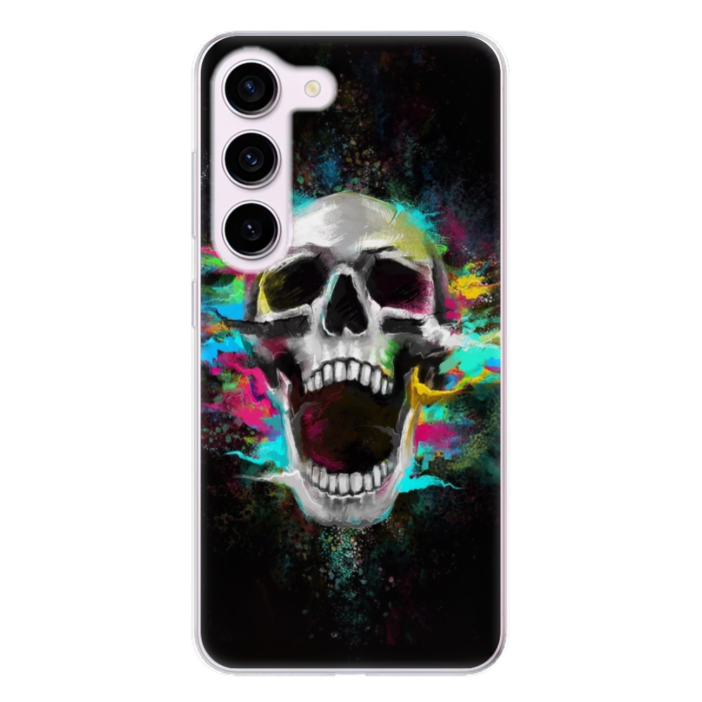 Odolné silikónové puzdro iSaprio - Skull in Colors - Samsung Galaxy S23 5G