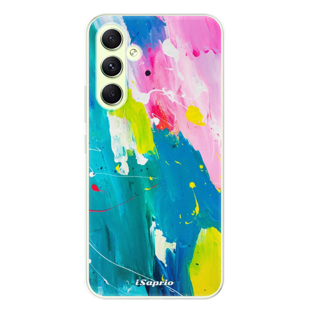 Odolné silikónové puzdro iSaprio - Abstract Paint 04 - Samsung Galaxy A54 5G