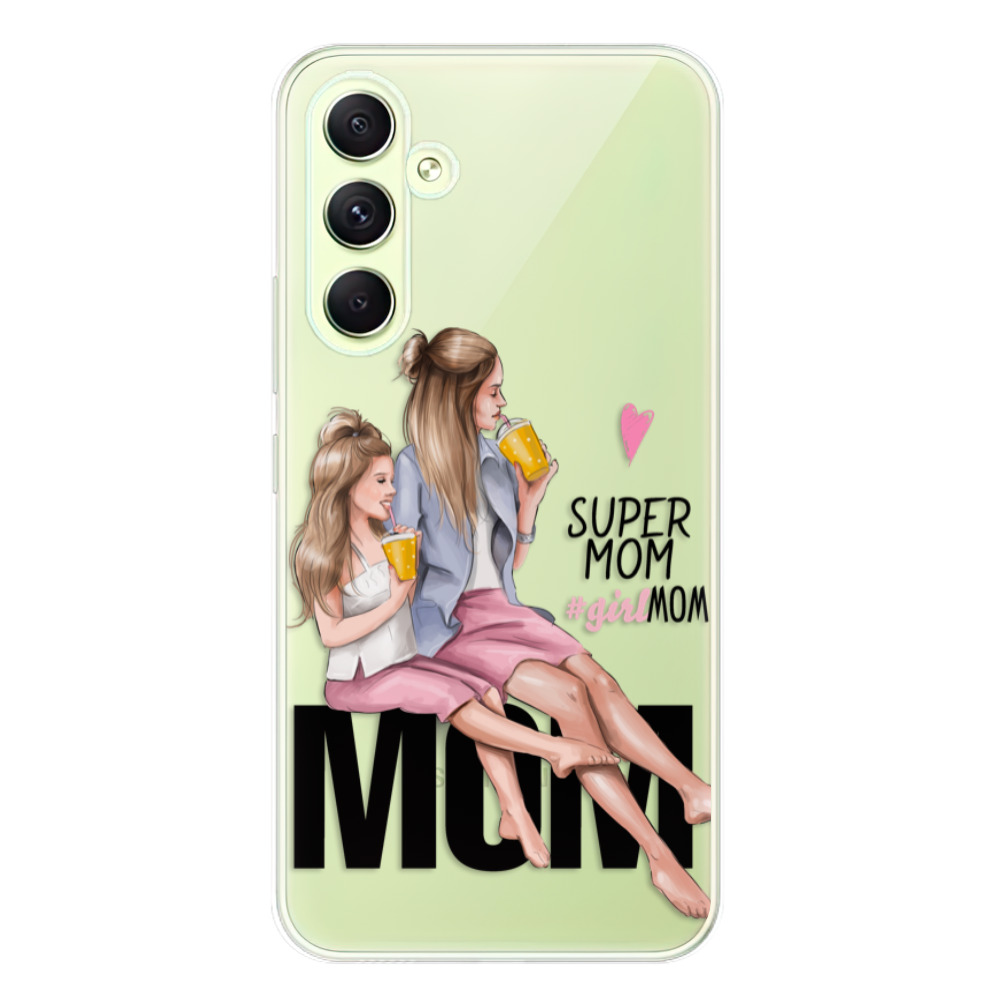 Odolné silikónové puzdro iSaprio - Milk Shake - Blond - Samsung Galaxy A54 5G