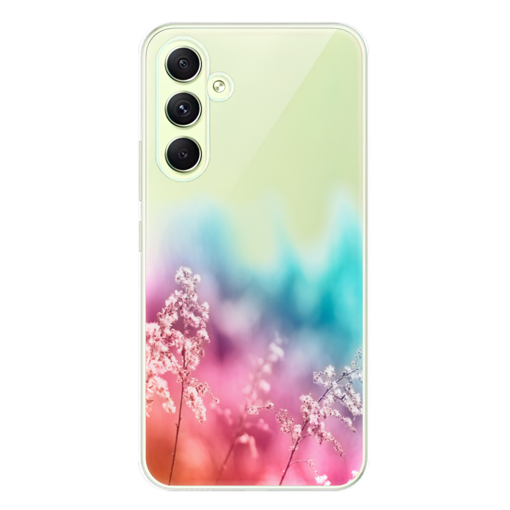 Odolné silikónové puzdro iSaprio - Rainbow Grass - Samsung Galaxy A54 5G