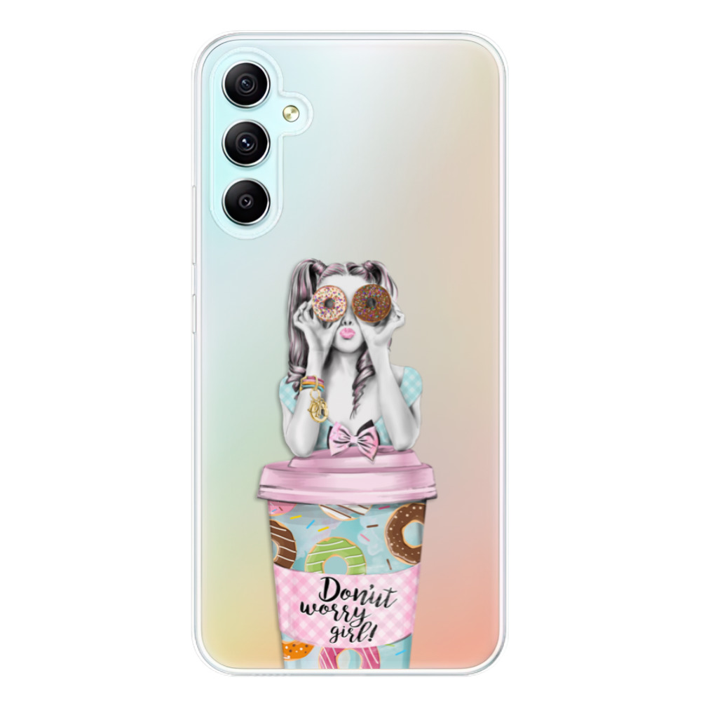 Odolné silikónové puzdro iSaprio - Donut Worry - Samsung Galaxy A34 5G