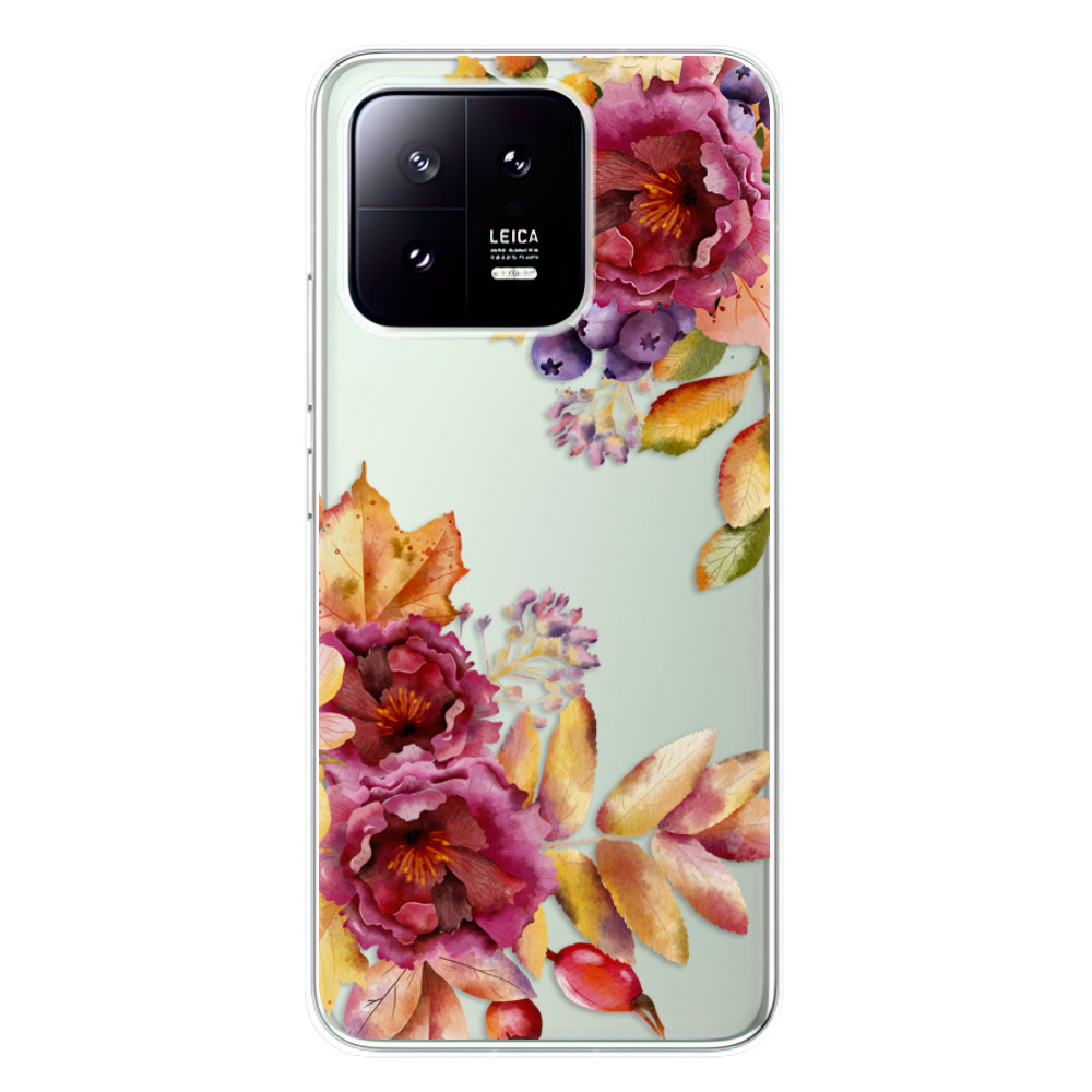 Odolné silikónové puzdro iSaprio - Fall Flowers - Xiaomi 13