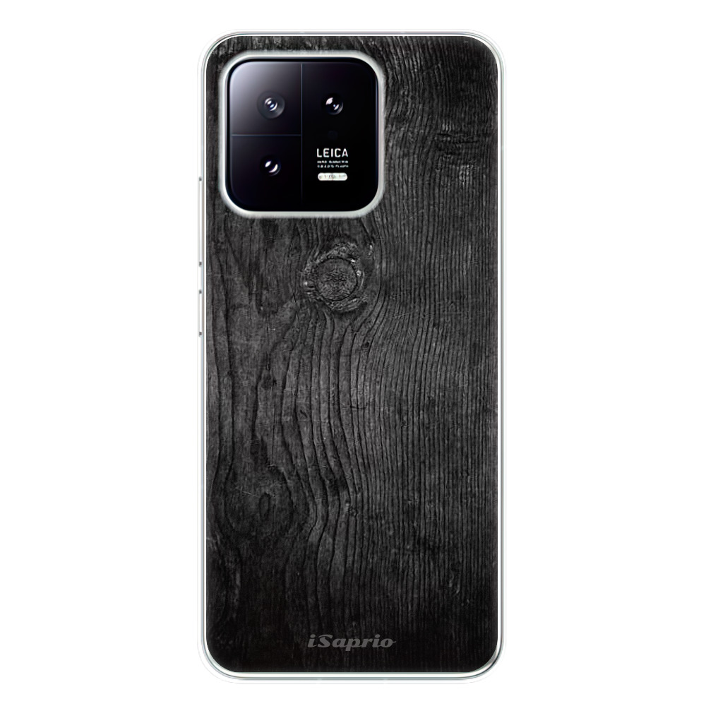 Odolné silikónové puzdro iSaprio - Black Wood 13 - Xiaomi 13