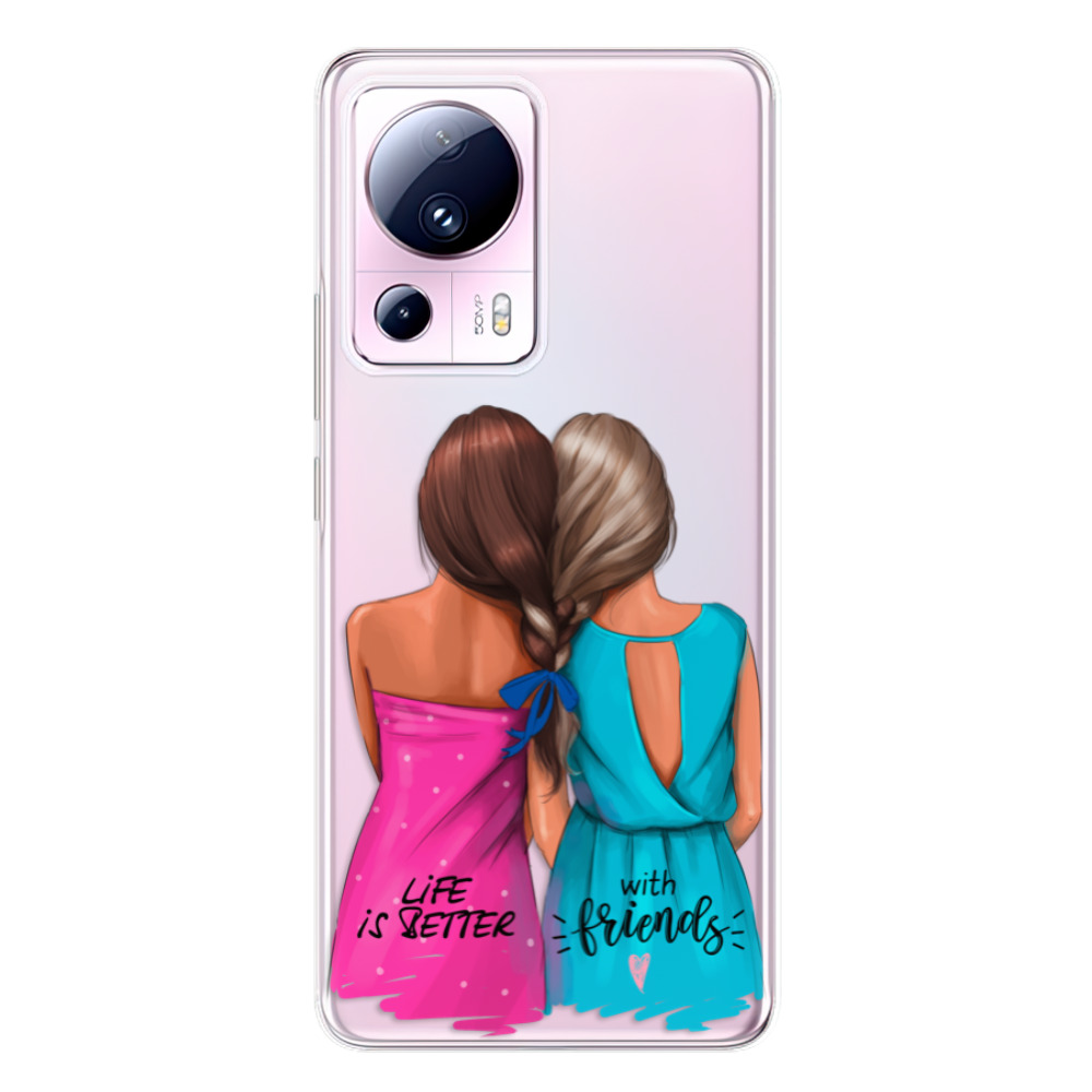 Odolné silikónové puzdro iSaprio - Best Friends - Xiaomi 13 Lite