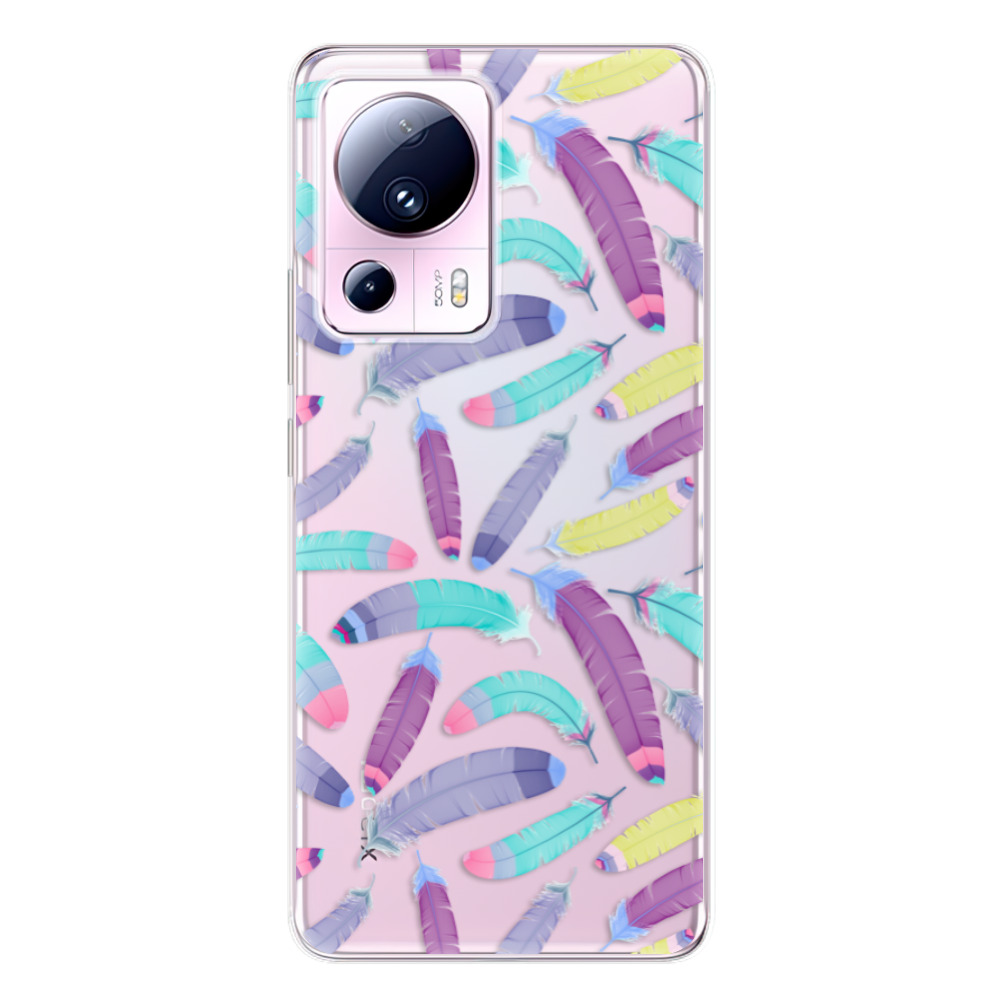 Odolné silikónové puzdro iSaprio - Feather Pattern 01 - Xiaomi 13 Lite