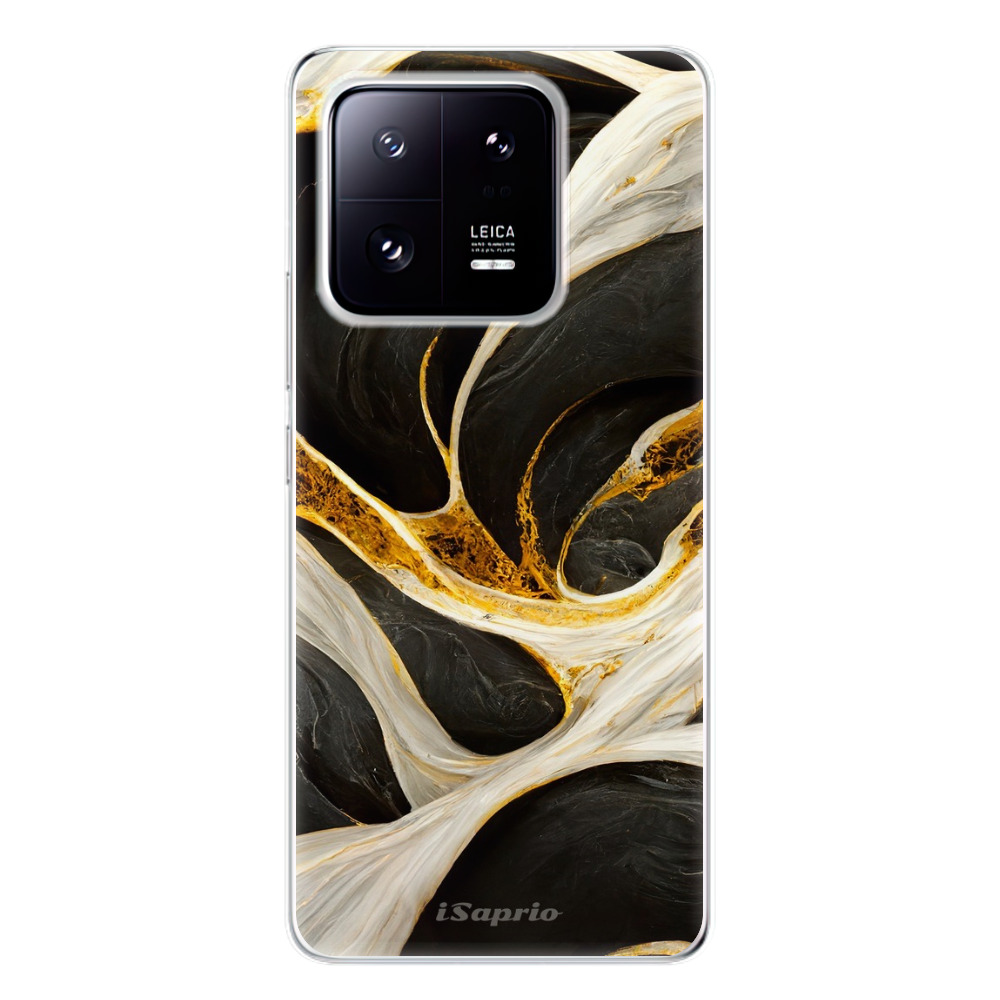 Odolné silikónové puzdro iSaprio - Black and Gold - Xiaomi 13 Pro