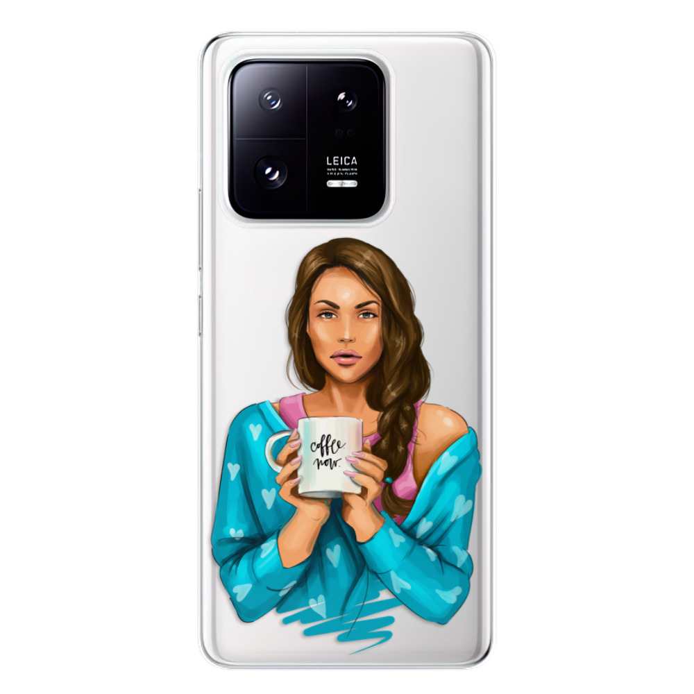 Odolné silikónové puzdro iSaprio - Coffe Now - Brunette - Xiaomi 13 Pro