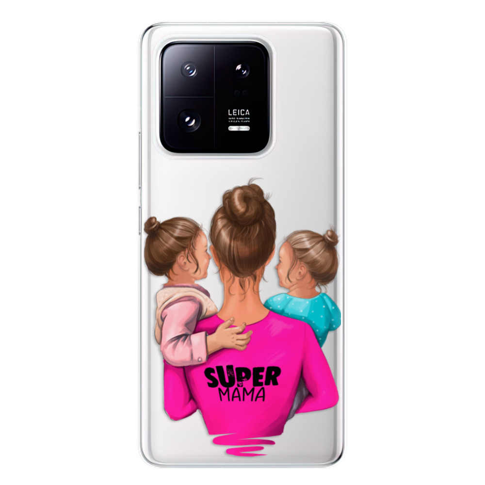 Odolné silikónové puzdro iSaprio - Super Mama - Two Girls - Xiaomi 13 Pro