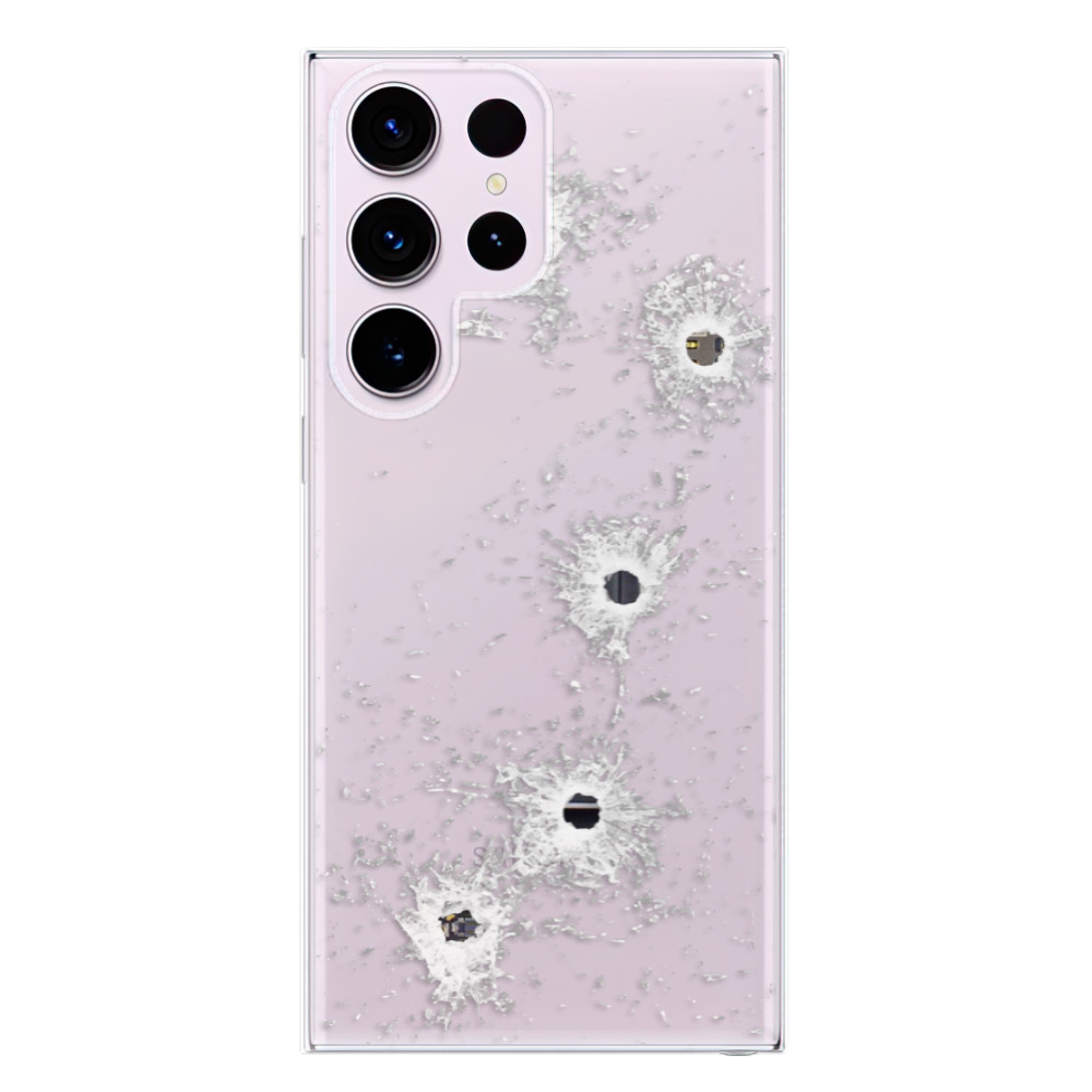 Odolné silikónové puzdro iSaprio - Gunshots - Samsung Galaxy S23 Ultra