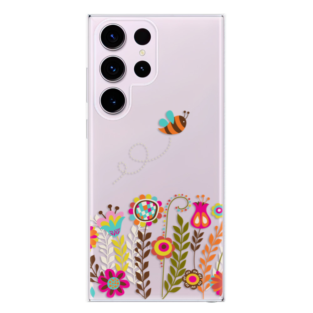 Odolné silikónové puzdro iSaprio - Bee 01 - Samsung Galaxy S23 Ultra