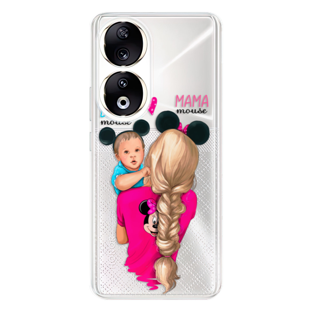Odolné silikónové puzdro iSaprio - Mama Mouse Blonde and Boy - Honor 90 5G