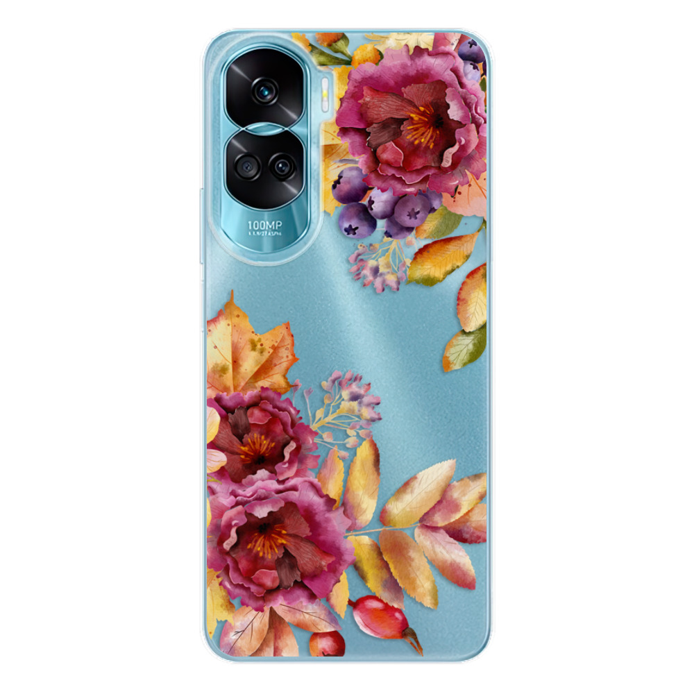 Odolné silikónové puzdro iSaprio - Fall Flowers - Honor 90 Lite 5G