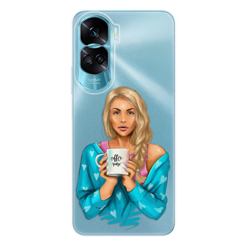 Odolné silikónové puzdro iSaprio - Coffe Now - Blond - Honor 90 Lite 5G