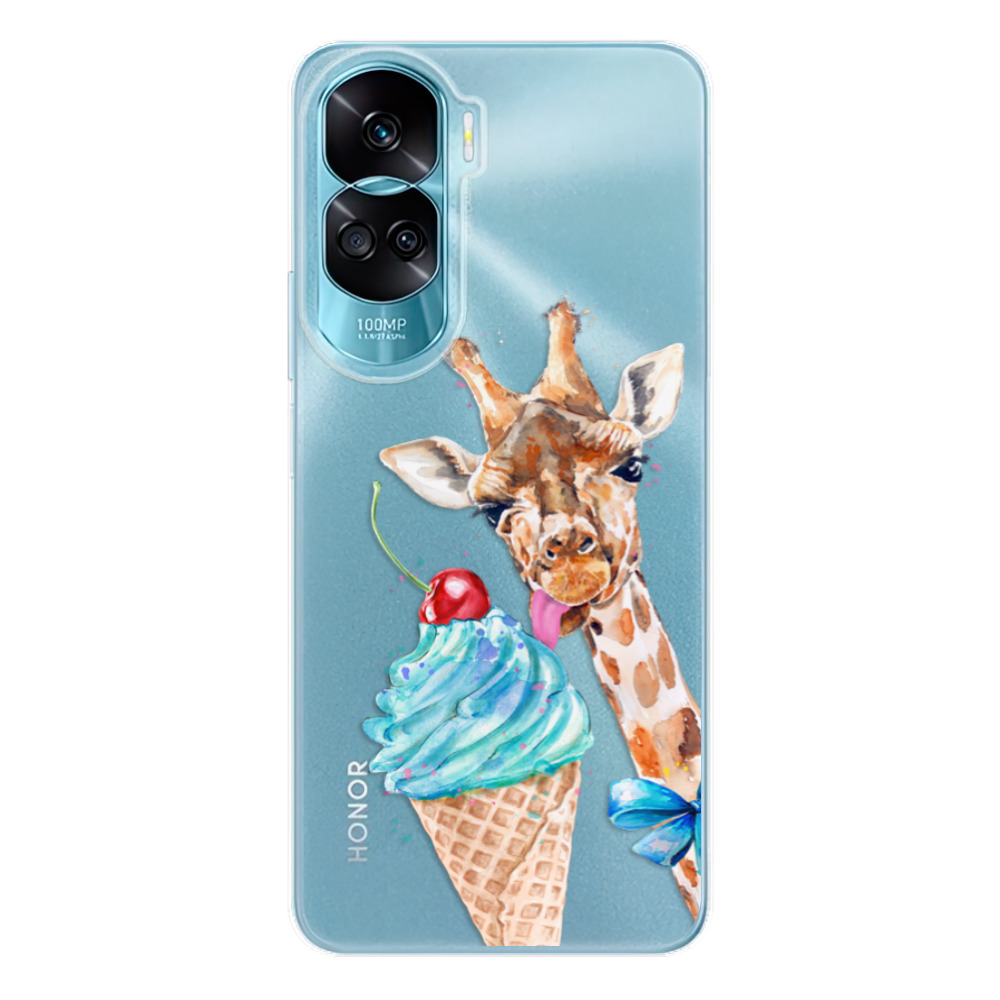 Odolné silikónové puzdro iSaprio - Love Ice-Cream - Honor 90 Lite 5G