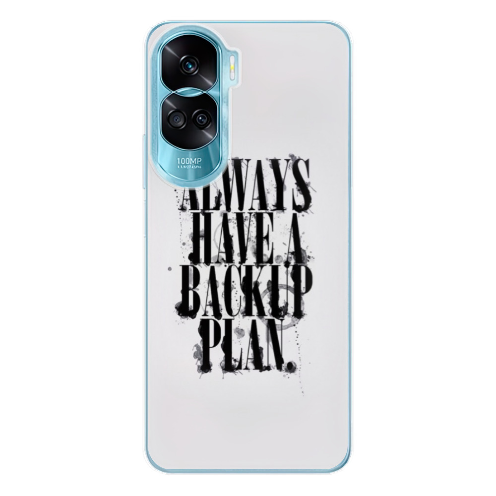 Odolné silikónové puzdro iSaprio - Backup Plan - Honor 90 Lite 5G