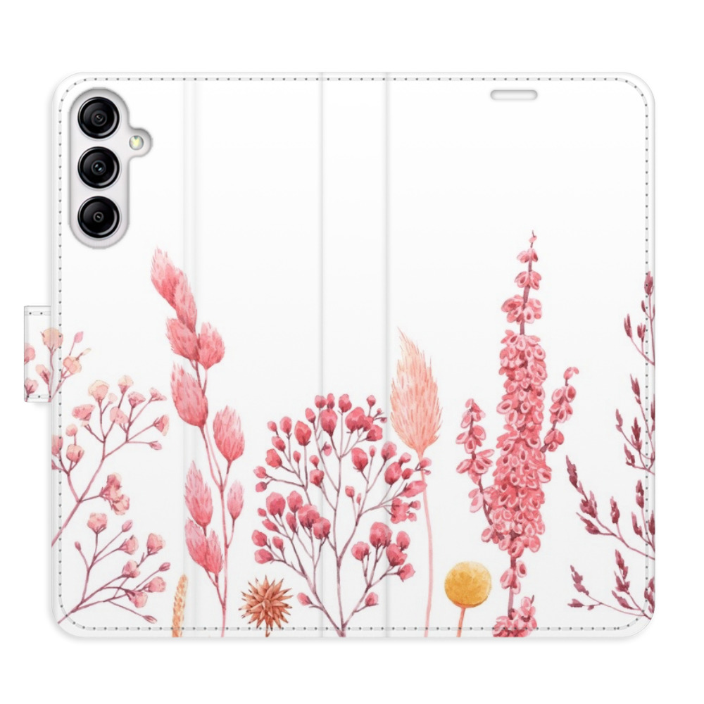 Flipové puzdro iSaprio - Pink Flowers 03 - Samsung Galaxy A14 / A14 5G