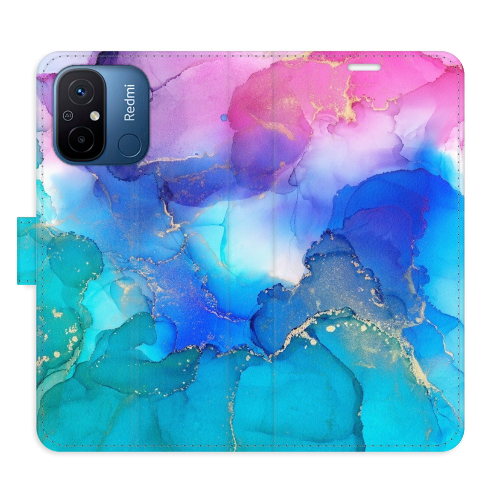 Flipové puzdro iSaprio - BluePink Paint - Xiaomi Redmi 12C