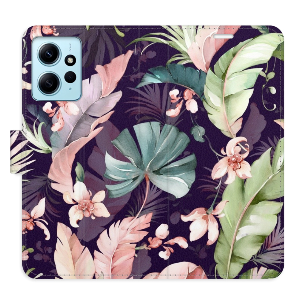 Flipové puzdro iSaprio - Flower Pattern 08 - Xiaomi Redmi Note 12 5G